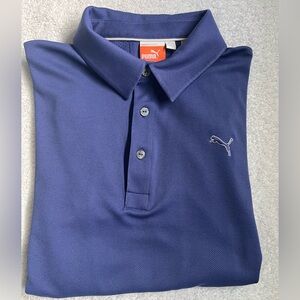 Puma Men’s Indigo Blue Golf Polo, Medium
